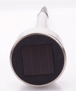 12-Pack Low Voltage Stainless Steel LED Solar Garden Path Lights 2