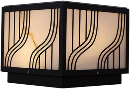 Modern Solar Post Lights Waterproof LED Aluminum Garden Lighting