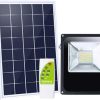 40W Dual Color LED Solar Flood Light Outdoor Waterproof Adjustable