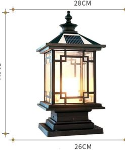 Waterproof Solar Lamppost for Outdoor Garden and Landscape Lighting 2