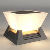 Adjustable Solar Wall Lamp IP55 Waterproof Bronze Outdoor Lighting 4