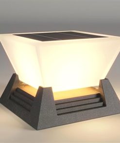 Solar Post Cap Lights Waterproof LED Outdoor Garden Pathway Light