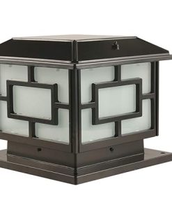 Vintage Solar Post LED Lights for Garden Villa and Outdoor Spaces