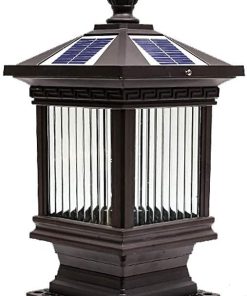 Solar Garden Lamp Post Light for Villa Courtyard Outdoor Lighting