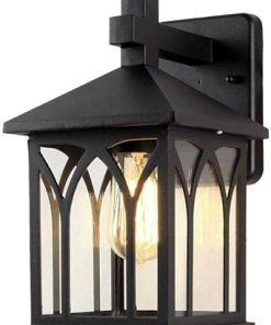 Solar Motion Sensor Wall Sconces Outdoor Waterproof LED Lights 3000K