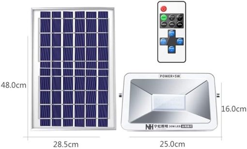 Home Solar Floodlight IP65 Waterproof Outdoor Bright Safety Light - Image 2