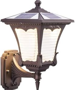 European Solar Wall Lights Waterproof Outdoor LED Garden Lamp