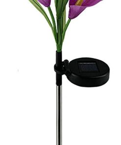 Solar Calla Lily LED Lights for Gardens and Patios Outdoor Decor