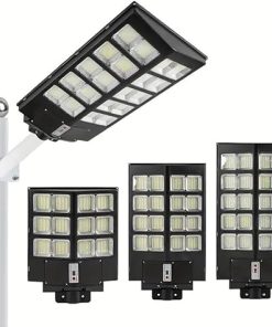 Outdoor Solar Street Lights with 800 LED Flood Light Sensors