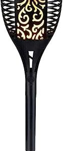 Solar Lawn Light 96 LED Waterproof Flickering Flames Landscape Decor