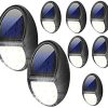 Solar Garden Street Light with 2 Modes Waterproof 28LED White Light 4