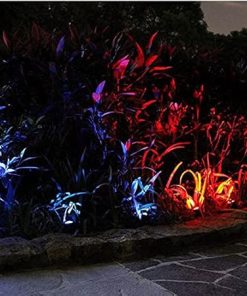 Solar Powered RGB Spotlights Super Bright Outdoor LED Landscape Lamps 2