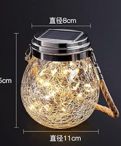 Solar Lights for Garden Simple Operation Colorful Outdoor Set of 4 2