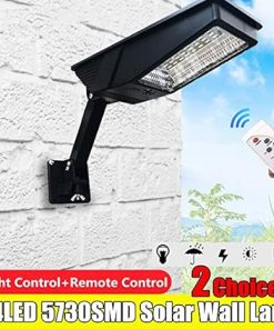 12W LED Solar Garden Light with PIR Motion Sensor and Remote Control 2