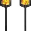 Outdoor Solar Bulkhead Lights for Decks and Patios Pack of 4 4