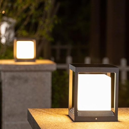 Waterproof Outdoor Solar Column Lamp for Garden and Yard Lighting - Image 2