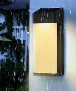 2-Pack Solar Sconces Garden Wall Lights for Outdoor Home Use 2