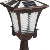 Bright Solar Powered Column Light for Garden Decor and Yard Use 3