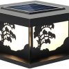 Waterproof Solar Pillar Lights for Villa Garden and Fence Decor