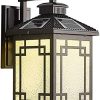 Outdoor LED Solar Wall Light Super Bright Waterproof Aluminum Lantern