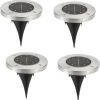 Outdoor Solar Garden Lights LED Landscape Lighting 2 Pack Warm Light 3