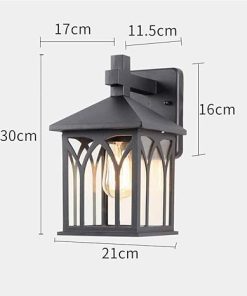 Solar Motion Sensor Wall Sconces Waterproof LED Lights for Outdoors 2