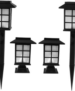 Solar Stigma Light 4-Pack Waterproof Outdoor Landscape Garden LED