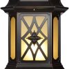 Retro Rainproof Post Lantern for Garden Patio Outdoor Lighting