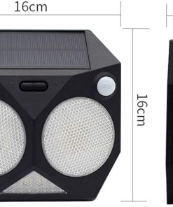 IP66 Waterproof Solar Floodlight with Colorful Human Body Sensor 2