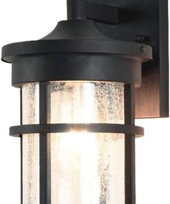 Victoria Outdoor LED Solar Wall Light Waterproof Aluminum Lantern