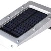 Silver Solar Waterproof Wall Sconce LED Light with Voice Control