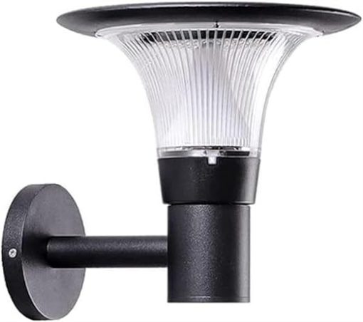 Modern Waterproof Solar Wall Sconce Dual Color LED Light for Outdoors
