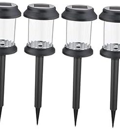 Mikikit LED Solar Garden Landscape Lamp for Waterproof Outdoor Use