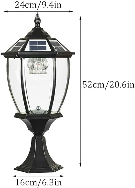 Solar Post Lights for Outdoor Pathways – Solar Powered LED Lamps 2 Solar Post Lights for Outdoor Pathways - Solar Powered LED Lamps - Image 2