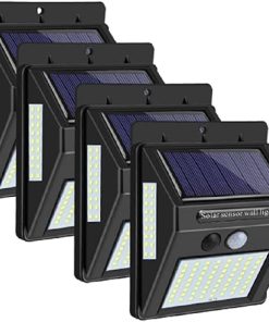Outdoor Solar LED Motion Sensor Wall Light 100 LED Garden Lamp