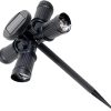 Outdoor Solar Bulkhead Lights for Decks and Patios Pack of 4 3