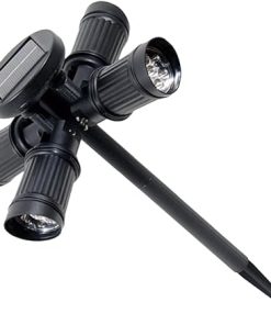 Solar Spotlights LED Garden Light for Outdoor Use 4-Head Lamp