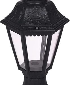 Solar Outdoor Waterproof Pillar Lamps for Courtyard and Patio Use