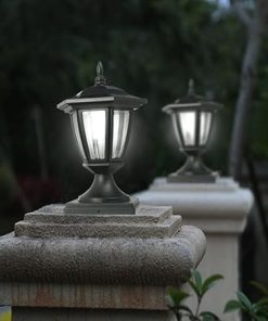 Waterproof Modern Solar Column Light for Garden Villa and Driveway 2