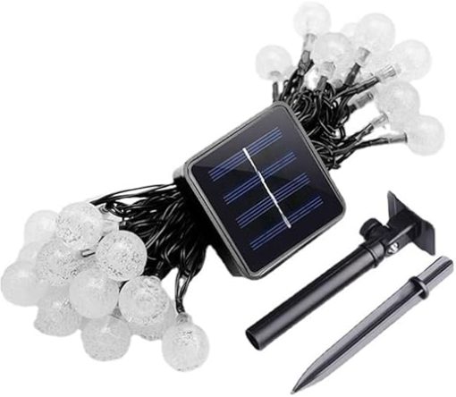 Outdoor Waterproof Solar String Lights 60LED for Christmas Decor