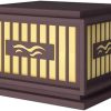 DOITOOL 2pcs Waterproof Solar Barn and Landscape Fence Light 3