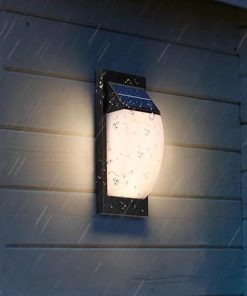 Solar Porch Sconces Waterproof Wall Mounted Lighting for Entryway 2