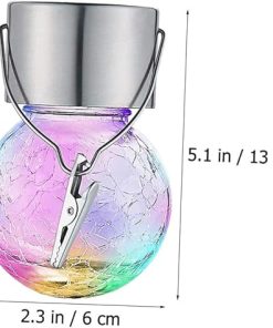 Wakauto 8pcs Solar Crack Ball Lights for Stylish Outdoor Decor 2