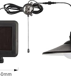 Kiven Solar Pendant Light IP65 Waterproof Rechargeable for Outdoor Use 2