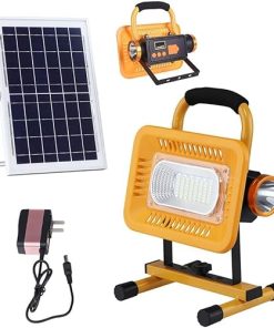Rechargeable 50W LED Work Light 6000Lm Portable Floodlight USB Charging