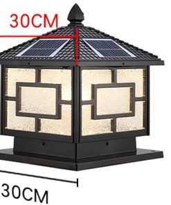 Modern Outdoor LED Solar Lamp Waterproof Aluminum Landscape Light 2