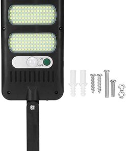 2Pcs Solar Street Light 213 LED PIR Motion Sensor Waterproof Outdoor Lamp