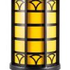 Creative Black Outdoor Solar Stone Lamp for Lawn and Garden Lighting 3