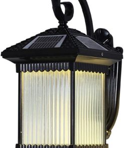 Solar Outdoor Wall Light IP55 Waterproof Garden Lamp and Sconces