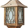 Victorian Style 2.1M Black Lamp Post Light Waterproof for Outdoor Use 3